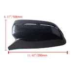 For 17-22 BMW G30 G20 G22 G11 G12 M Style Carbon Print Side Mirror Cover Caps - Image 3