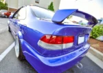Fit For 1996-2000 Honda Civic Coupe MUGEN Style PRIMER BLACK Rear Trunk Lid Wing Spoiler (Primer Black)