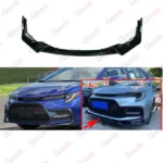 Front Splitter Lip Bumper Spoiler Fits 2020-2025 Toyota Corolla SE XSE - Image 4