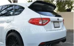For 2008-2014 Subaru WRX & STI Add-On Rear Roof Wing Spoiler Gurney Flap Extension - Image 4
