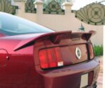 For 2005-2009 Ford Mustang R Style 3 Pcs PRIMER BLACK Rear Trunk Lid Wing Spoiler (Primer Black) - Image 3