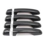 Fit 2010-2021 Toyota 4Runner Door Handle Covers Trim ABS Carbon Fiber (Carbon Fiber Print) - Image 5