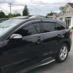 Fits 2011-2017 Honda Odyssey Chrome Trim Window Visors Rain Wind Guards Deflectors - Image 3