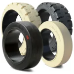 Solid Press On Airless Forklift Tires 9x5x5 - Image 2