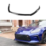 Fits 2022-2024 Toyota GR86 ST Style Carbon Fiber Print Front Splitter Lips Spoiler