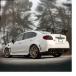For 2015-2021 Subaru WRX/STI Rear Light Taillight Dark Tinted Overlay Covers - Image 6
