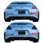 For Nissan 370Z 2008-2021 Rear Light Taillight Tinted Dark Smoked cover - Image 9
