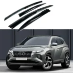For Hyundai Tucson 2019-2021 3D Mugen Style Vent Window Visors Rain Sun Wind Guards Shade Deflectors