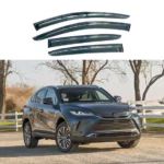 For Venza 2021-2025 Window Vent Visors Carbon Fiber Painted Trim Wind Guards Shade Deflectors